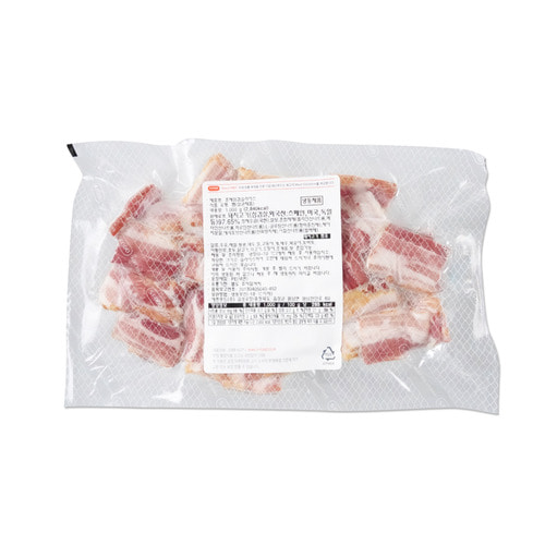 코리원 에쓰푸드 훈제 삼겹 슬라이스 1kg/베이컨/고기