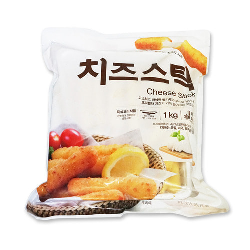 [무료배송]이지푸드 치즈스틱 1kg x [10개]