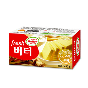 코리원/서울우유 무가염 버터 450g/무가염/무염/치즈