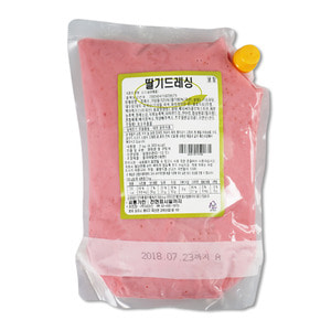 코리원/시아스 딸기 드레싱 2kg/드레싱/소스/대용량