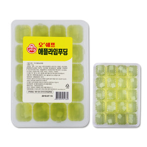 코리원/오뚜기 오쉐프 애플라임 푸딩 1kg/치즈/대용량