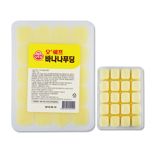 코리원/오뚜기 오쉐프 바나나 푸딩 1kg/치즈/대용량