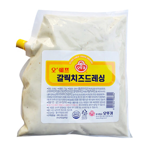 코리원/오뚜기 오쉐프 갈릭치즈드레싱 1kg/샐러드