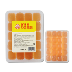 코리원/오뚜기 오쉐프 자몽 푸딩 1kg/치즈/대용량