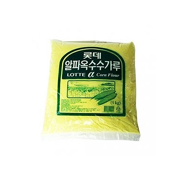 코리원/롯데 알파 옥수수가루 5kg/옥수수분말/옥분