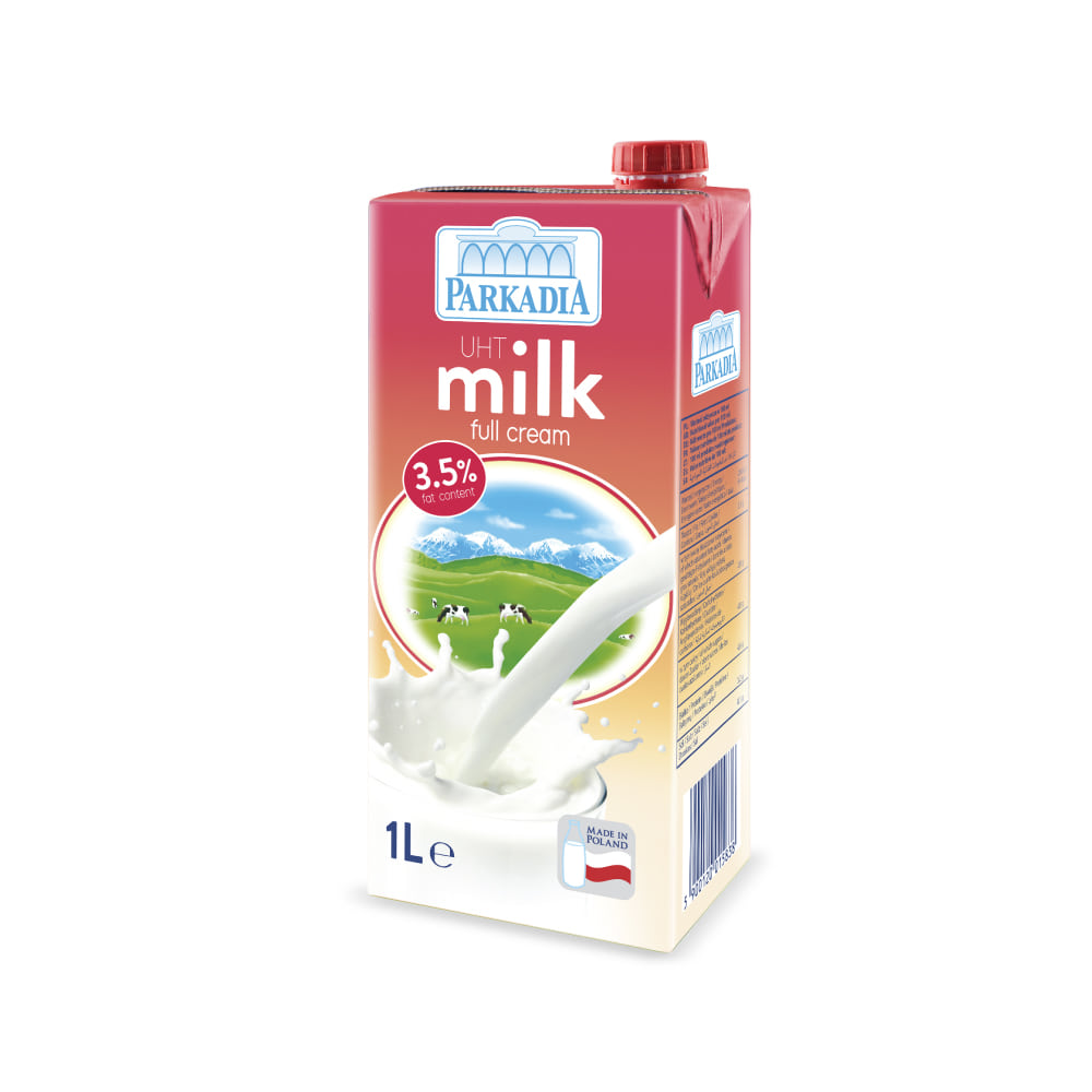 파르카디아 멸균 우유 1Lx12팩 (폴란드 수입 흰우유)